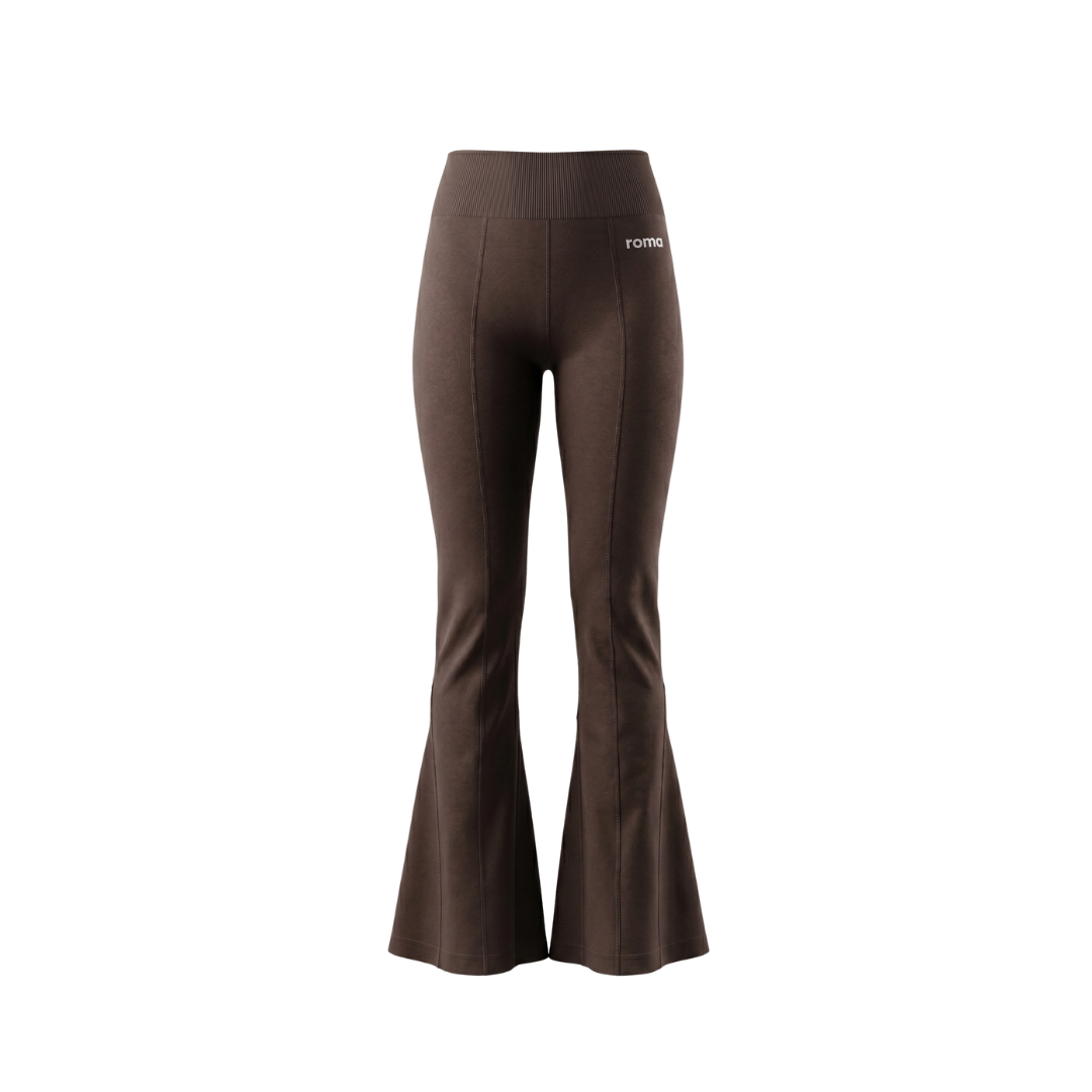 Legging Tejido Café