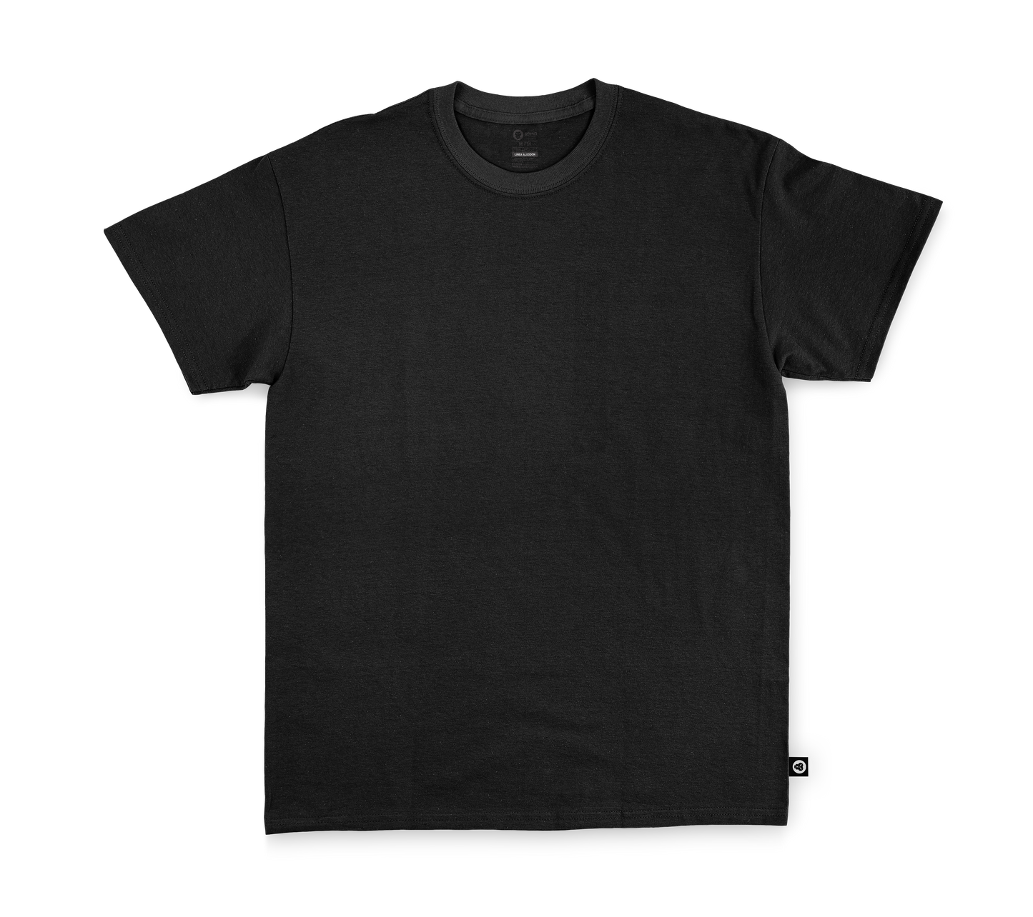 Playera Algodón Negra